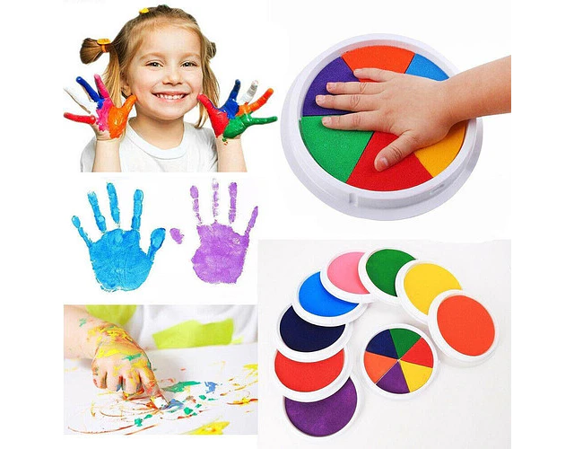 Almohadilla 6 Colores Estampar