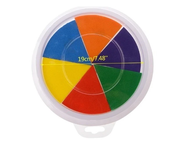 Almohadilla 6 Colores Estampar