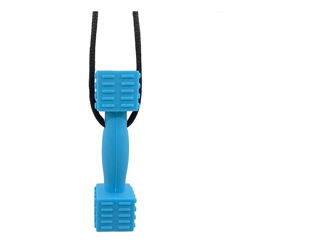 Mordedor  Collar Sensorial Mancuerna Texturizado 