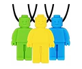 Mordedor Collar Sensorial Figura De Lego