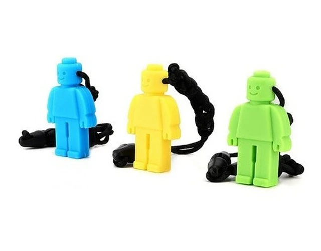Mordedor Collar Sensorial Figura De Lego