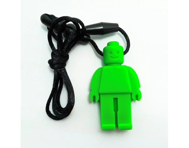 Mordedor Collar Sensorial Figura De Lego