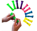 Juguete Sensorial Fidget Antiestrés Malla Y Mármol - PACK X 3