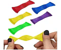 Juguete Sensorial Fidget Antiestrés Malla Y Mármol - PACK X 3