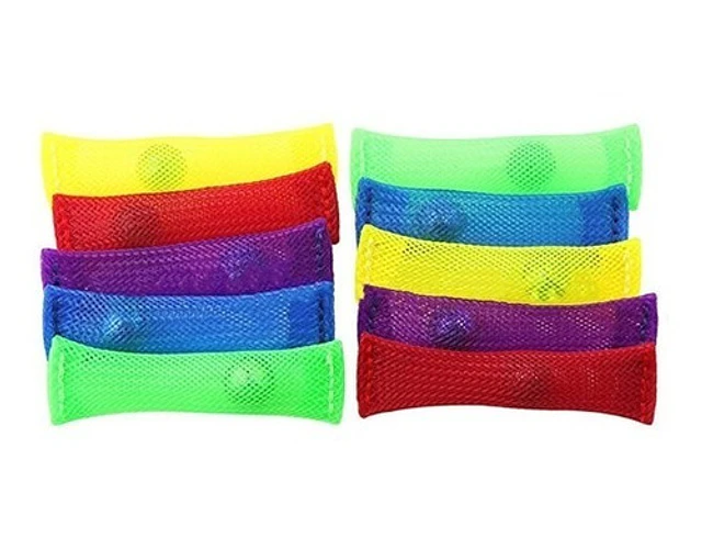 Juguete Sensorial Fidget Antiestrés Malla Y Mármol - PACK X 3