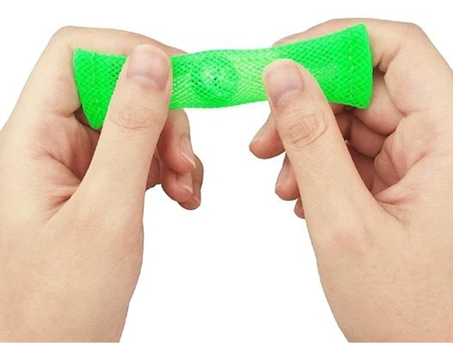 Juguete Sensorial Fidget Antiestrés Malla Y Mármol - PACK X 3