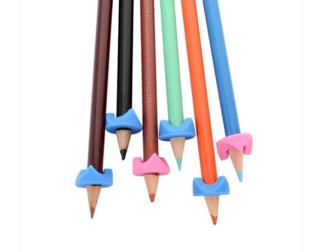 Pack Empuñaduras Corrección Postura De Lápiz Escritura X5u.