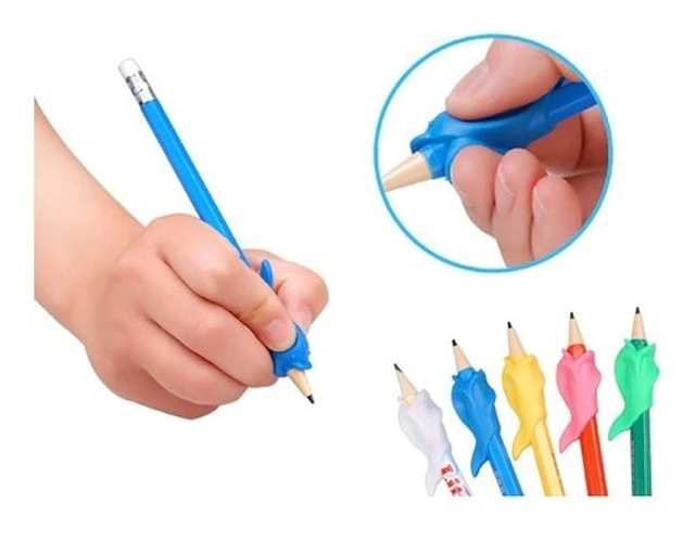 Adaptador/corrector Postura Toma De Lápiz Escritura Pack x 5u.