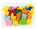 Esponjas Estampados Set Juego Educativo Artes Infantil 24pz.