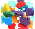 Esponjas Estampados Set Juego Educativo Artes Infantil 24pz.