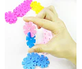 Bloques Armable Copo De Nieve Conectables 100pc.