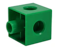 Cubos Multiencaje Conectable 100pc. Boques Matemática