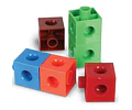 Cubos Multiencaje Conectable 100pc. Boques Matemática