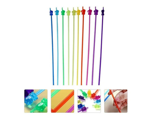 Puntero De Mano Indicador Flexible Pizarra  Pack 3un Colores