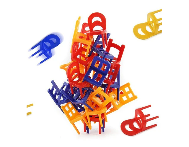 Silla De Equilibrio Juego De Mesa Apilable 12unidades