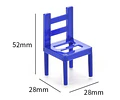 Silla De Equilibrio Juego De Mesa Apilable 12unidades