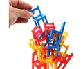 Silla De Equilibrio Juego De Mesa Apilable 12unidades