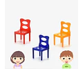Silla De Equilibrio Juego De Mesa Apilable 12unidades