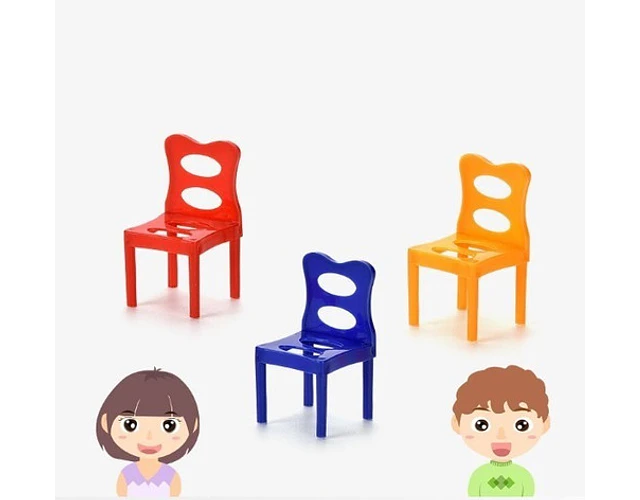 Silla De Equilibrio Juego De Mesa Apilable 12unidades