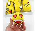Pelotas Esponjas Antiestres Diseños Surtidos Pack 6 Unidades