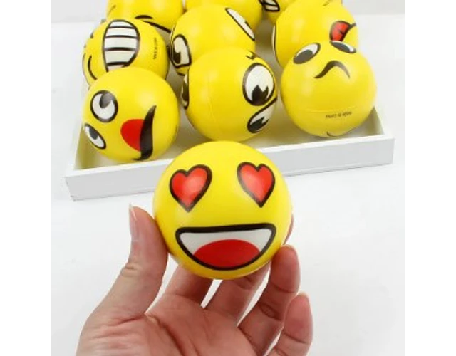 Pelotas Esponjas Antiestres Diseños Surtidos Pack 6 Unidades