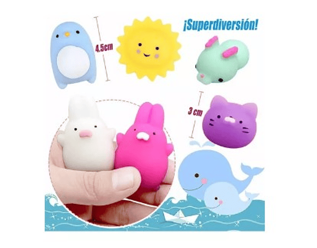  Mini Squishy Squeeze  Fidget Colección Toy Kit 5 unidades 