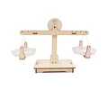 Balanza Educativa de Madera Mini Balanza Equilibrio 