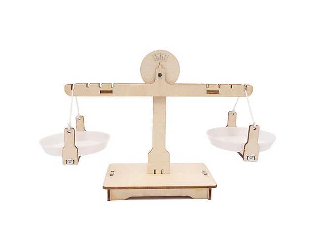 Balanza Educativa de Madera Mini Balanza Equilibrio 