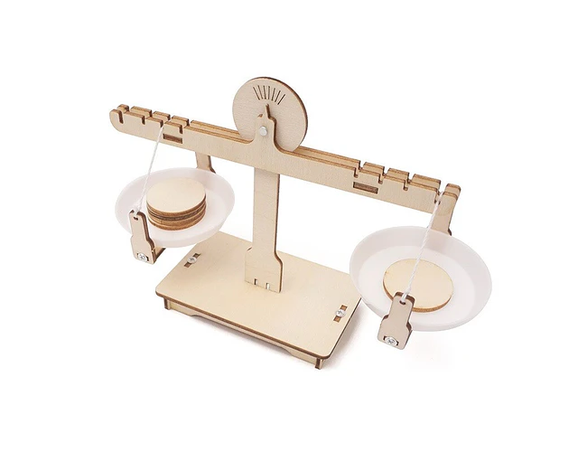 Balanza Educativa de Madera Mini Balanza Equilibrio 