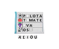 Cuadernillo Completación de Palabras con Vocales Quiet-Book Interactivo
