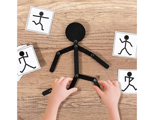 Juego De Imitación Posturas Del Hombre