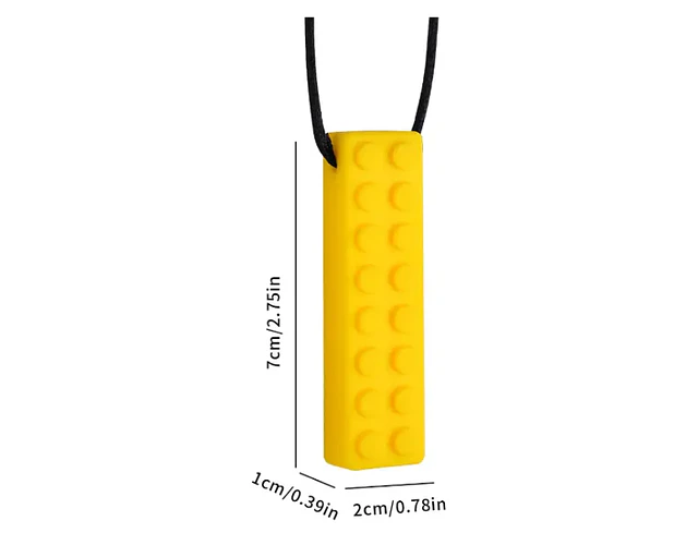 Mordedor Collar Sensorial Ajustable Lego Unicolor