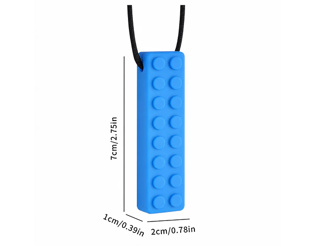Mordedor Collar Sensorial Ajustable Lego Unicolor