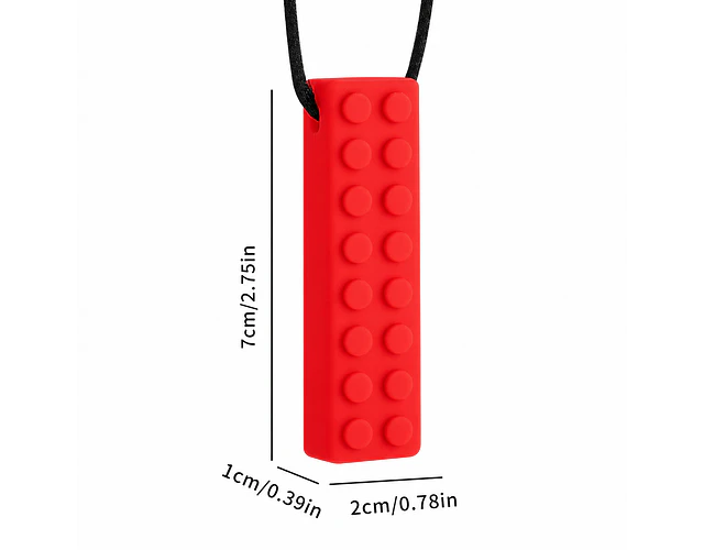 Mordedor Collar Sensorial Ajustable Lego Unicolor