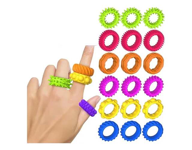 Anillos sensorial (pack 12)