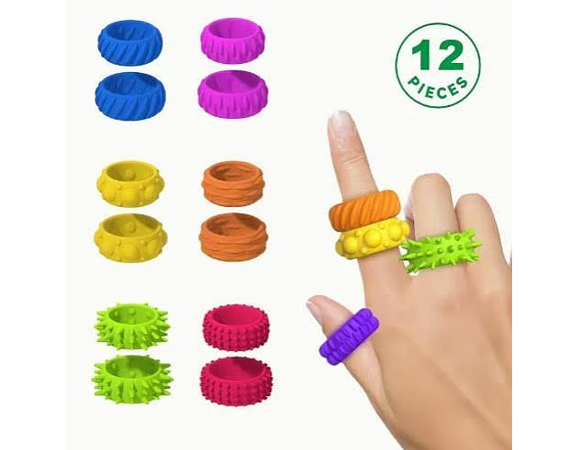 Anillos sensorial (pack 12)