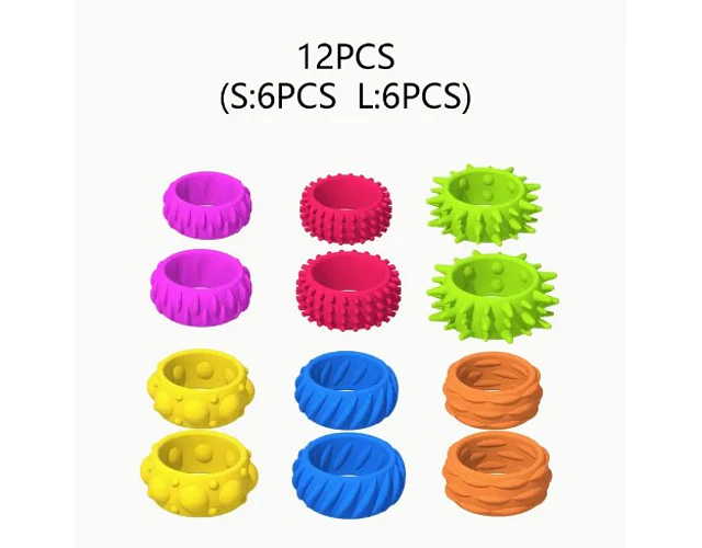 Anillos sensorial (pack 12)