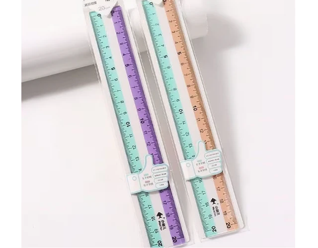 Regla para zurdo (PACK 2) 20 cm
