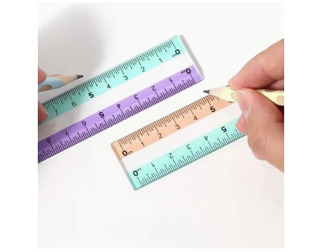 Regla para zurdo (PACK 2) 20 cm