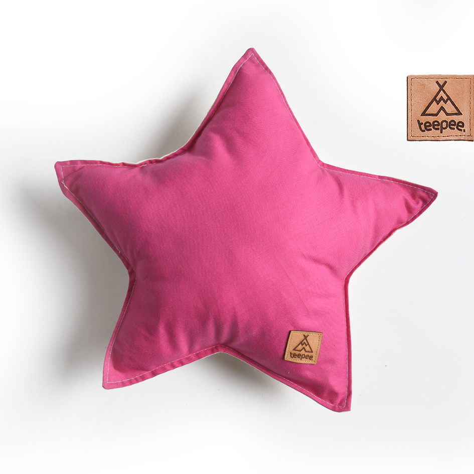 COJÍN ESTRELLA ROSE LISO