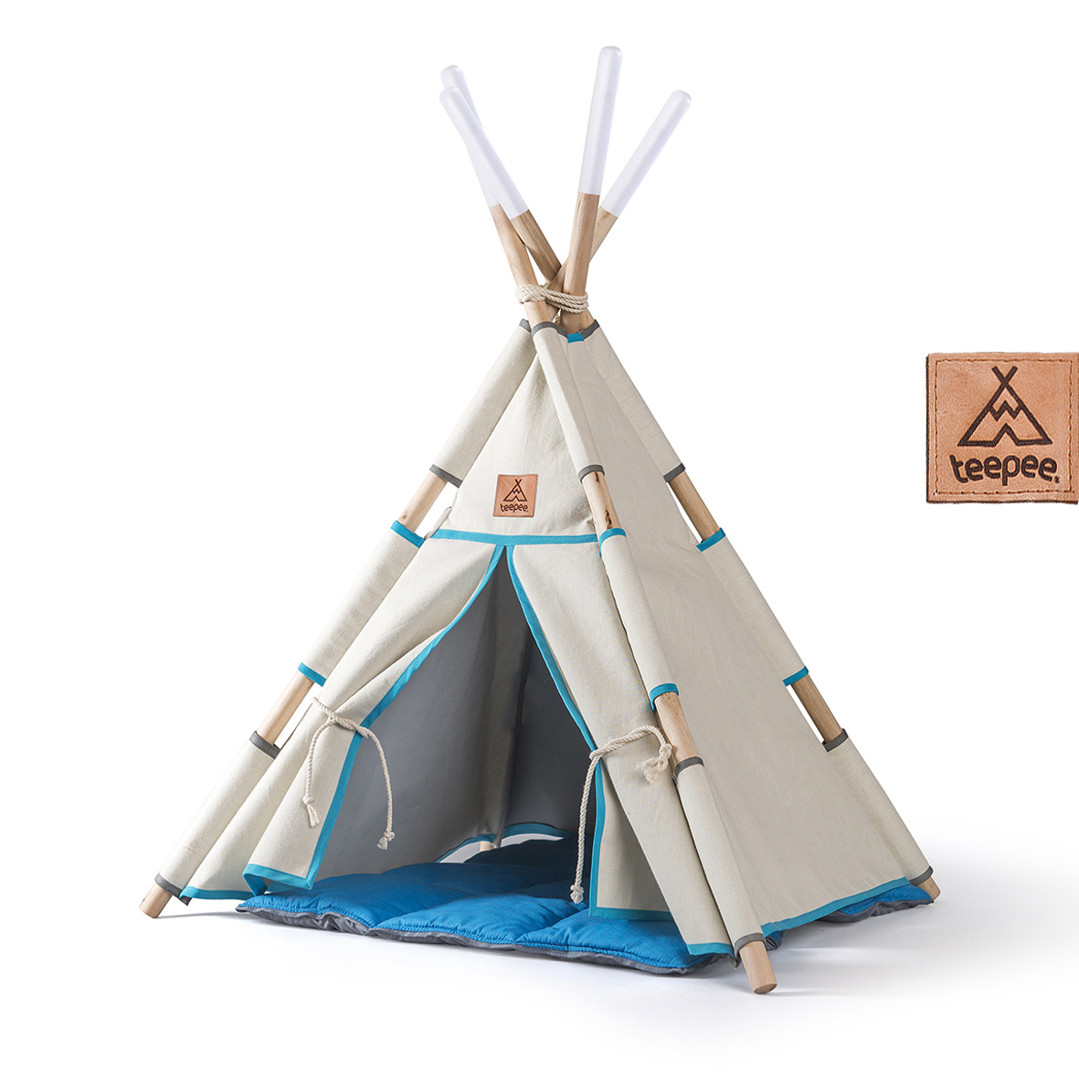 TEEPEE MASCOTAS PEQUEÑAS SKY + COJÍN ACOLCHADO + BOLSO TRANSPORTE