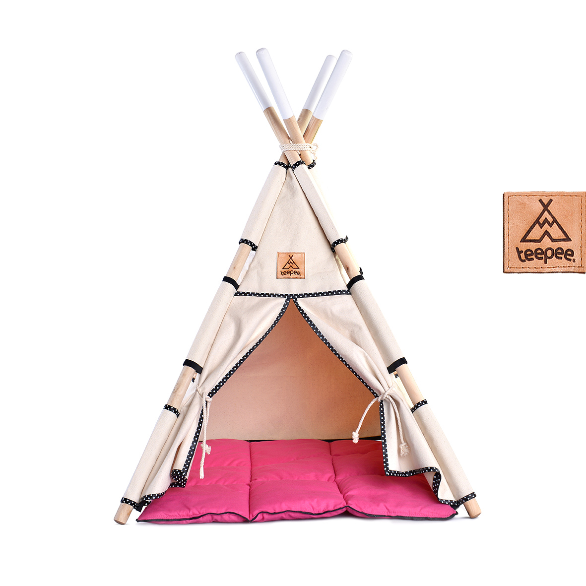 TEEPEE MASCOTAS PEQUEÑAS SMOOTHY + COJÍN ACOLCHADO + BOLSO TRANSPORTE