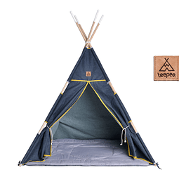 TEEPEE NIÑOS MODELO JEANS + PLAYMAT ACOLCHADO + BOLSO TRANSPORTE