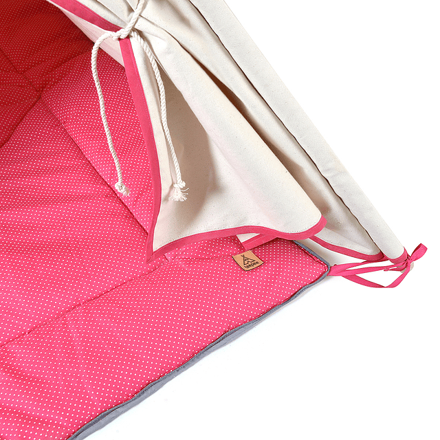 TEEPEE NIÑAS PINK + PLAYMAT ACOLCHADO + BOLSO DE TRANSPORTE