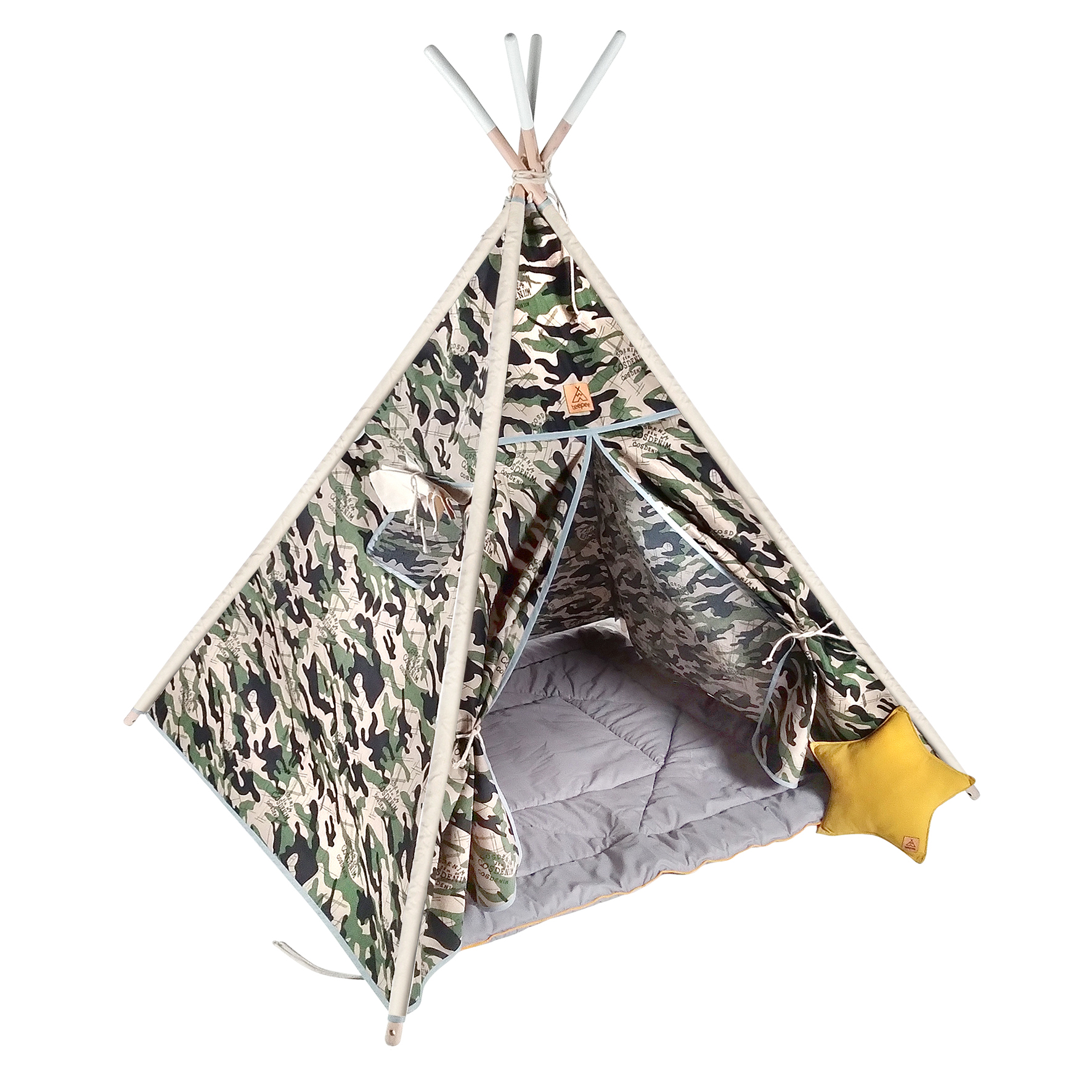 CARPA TIPI (TEEPEE) MODELO CAMUFLAJE