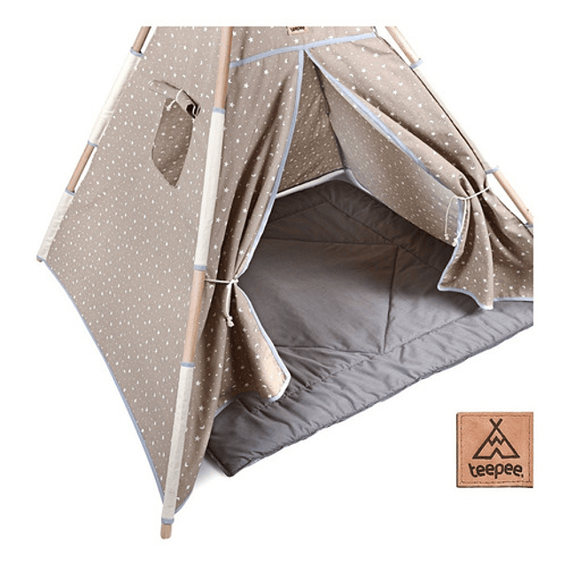 Carpa Tipi Teepee Para Niños + Playmat Acolchado + Bolso