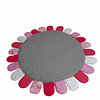PLAYMAT ACOLCHADO REDONDO, MODELO ROSE