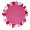 PLAYMAT ACOLCHADO REDONDO, MODELO ROSE