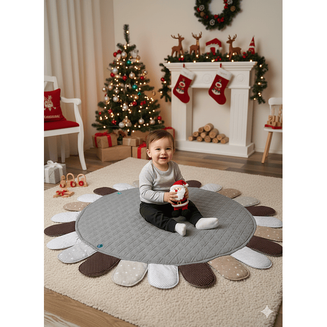 PLAYMAT ACOLCHADO REDONDO, MODELO CLASSIC