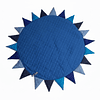 PLAYMAT ACOLCHADO REDONDO, MODELO AZUL